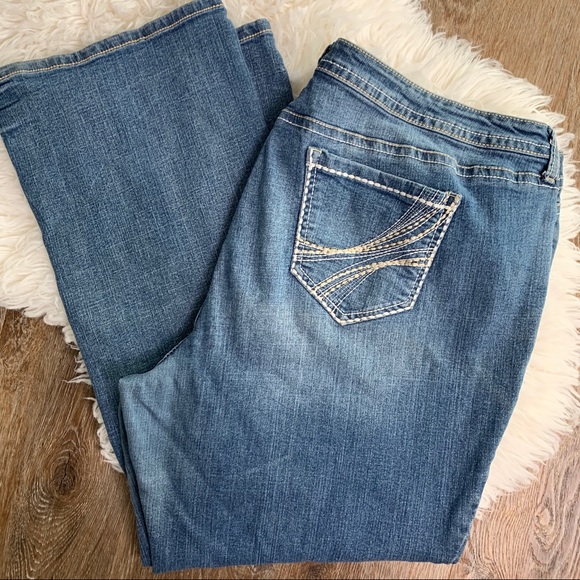 a.n.a Denim - [a.n.a.] Boot Cut Stretchy Medium Wash Jeans